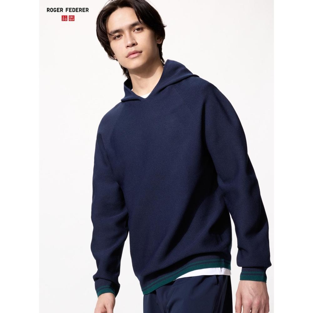 Uniqlo Japan Washable 3d Knit Pull Hoodie