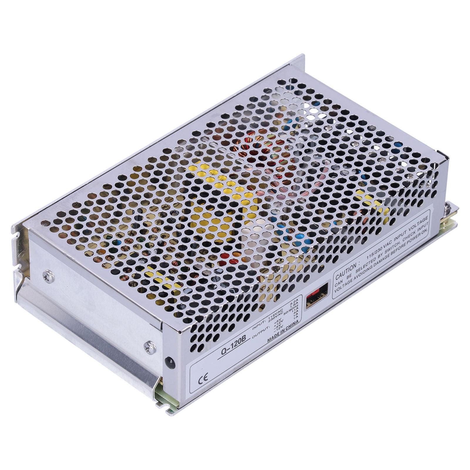 

BERM Switching Power Supply 115230VAC Input 5V11A 12V4A 5V1A 12V1A DC Output 120W Q120B