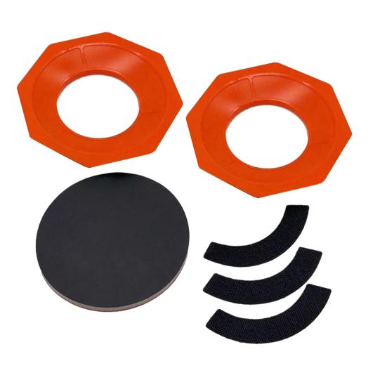 

2Pcs Bowling Ball Stand with Sponge Universal Sanding Pad Holder Precision Surface Maintenance Tool Bowling Cleaning Polishing Display Base помаранчевий