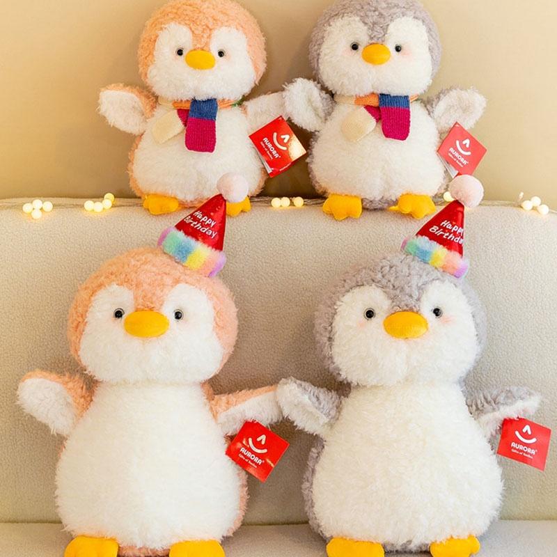 Cute Penguin Plush Toy With Hat Stuffed Animal Doll For Kids Party Penguin Companion Gift Characters)
