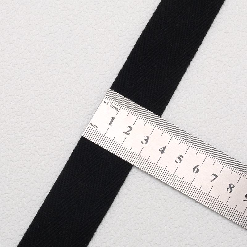 Herringbone Cotton Fabric Strip: Versatile Woven Tape for Binding & Edging