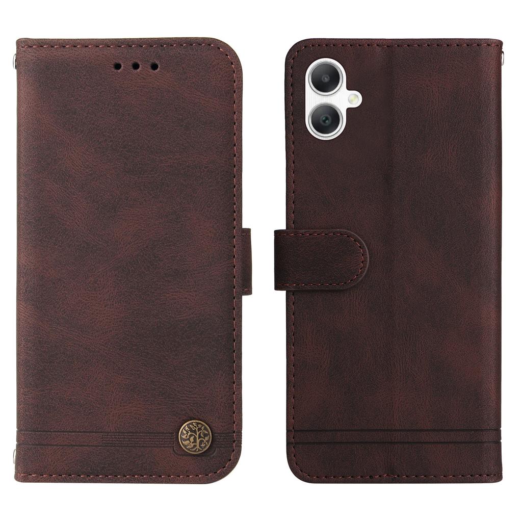 For Samsung Galaxy A07 4G/A06 4G/A06 5G Leather Wallet Cases Skin Touch Phone Cover Stand with Strap