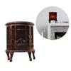 Electric Simulation Fireplace Stove Heater with Log for Burner Flame Effect LED Light Christmas Ornament Home Decor