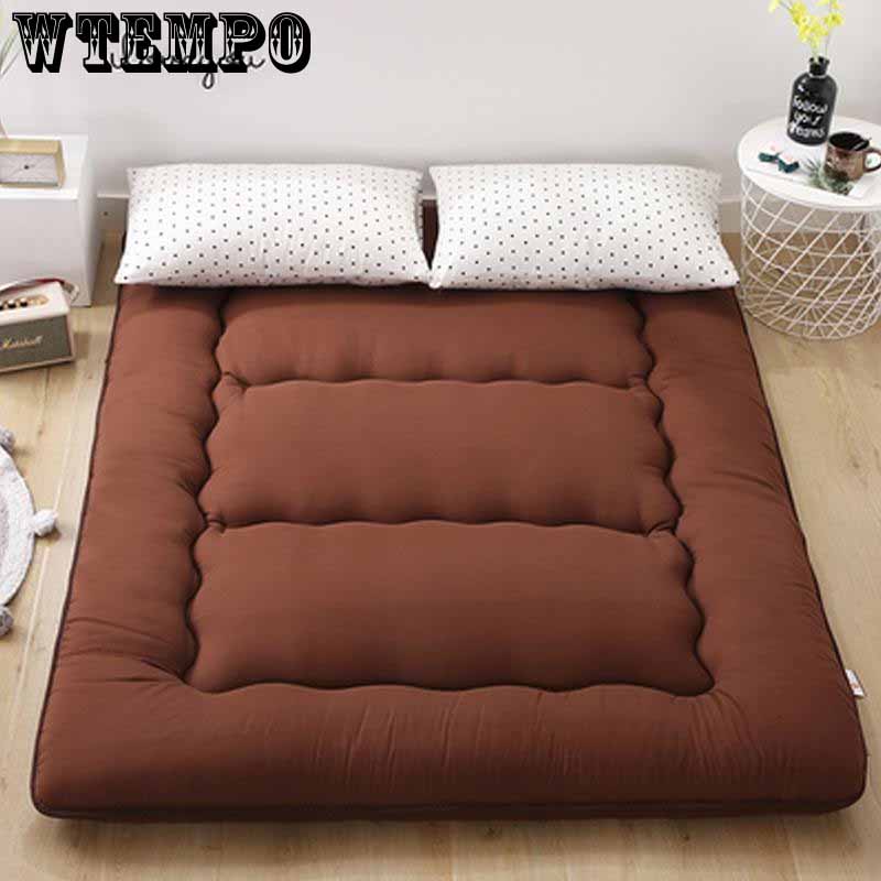 

Складной 10 см Татами Напольный коврик / Pad Мода Удобный футон для общежития / домашнего сна Утолщенный одноместный двухместный спальный матрас / кровать