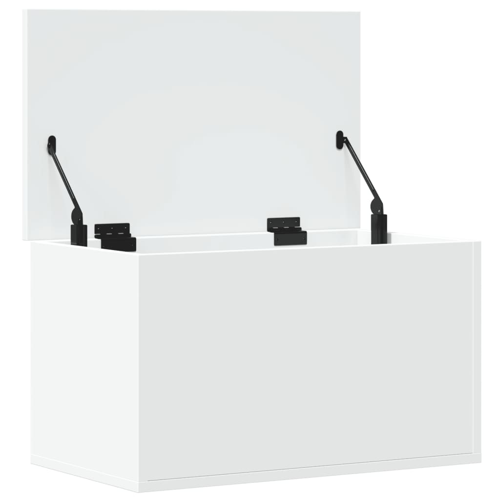 Vidaxl Skrzynia, Biała, 60X35X35 Cm, Materiał Drewnopochodny