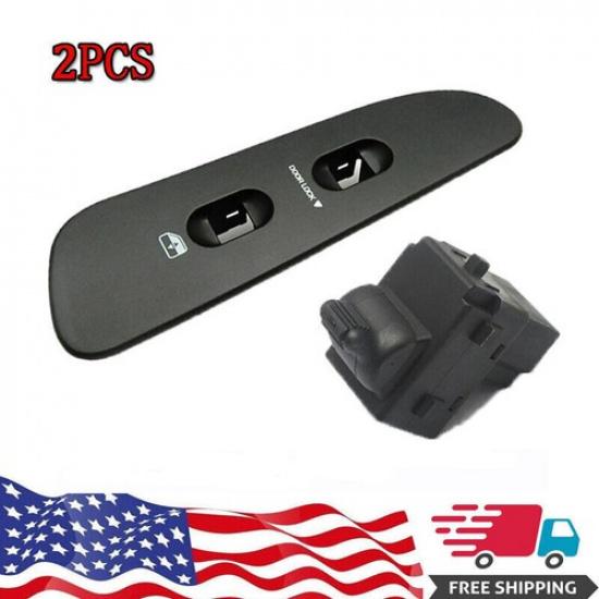 Passenger Side Fits Dodge Ram 1500 2500 3500 Window Switch Control + Bezel Cover