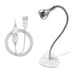 USB Plug In Desktop Nail Light 360 Degree Adjustable Nail Drying Lamp UV LED Nail Lamp  Home Use