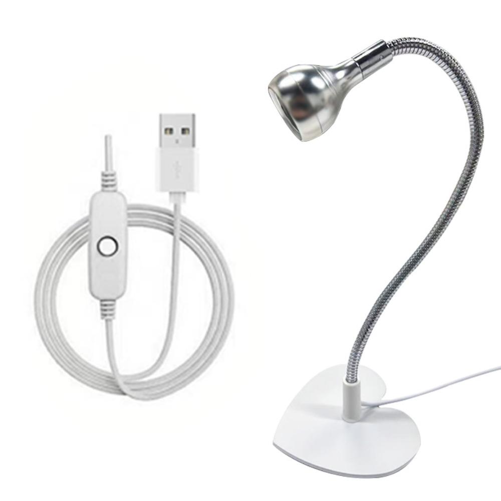 USB Plug In Desktop Nail Light 360 Degree Adjustable Nail Drying Lamp UV LED Nail Lamp Home Use