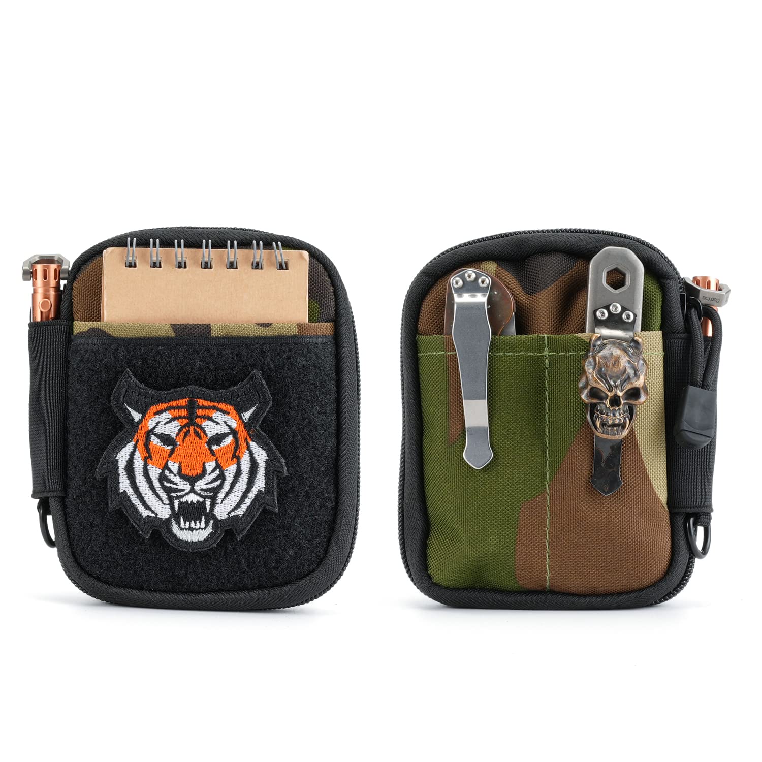

SP1 EDC Pocket Mighty Pouch для сумки EDC з невеликим чохлом для інструментів з розтяжним органайзером Допоміжний мішечок для нейлонової компактної сумки-органайзера, органайзера, армія зелений колір