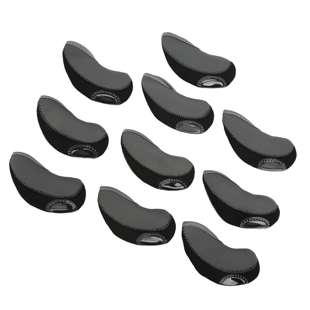 10PcsSet Iron Club Head Cover Set Golf Iron Club Headcover Golf Rod Head Protective Cover
