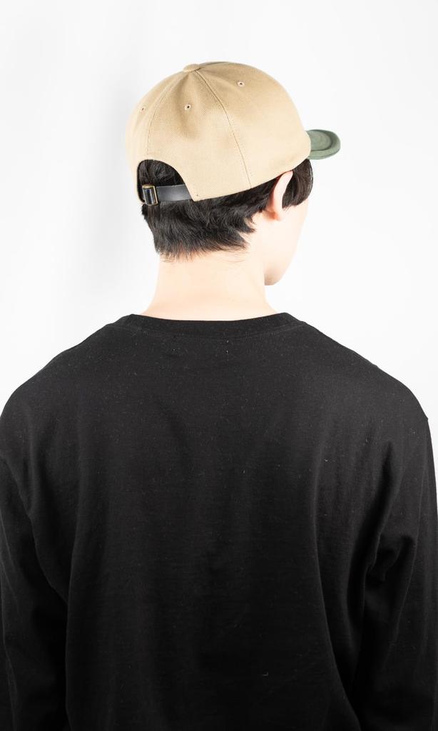 Umpire Cap B Cap Large Size Short Brim Cap L Beige Khaki [Fabulous] Two-tone Size, 60.0-63.0 Cm,