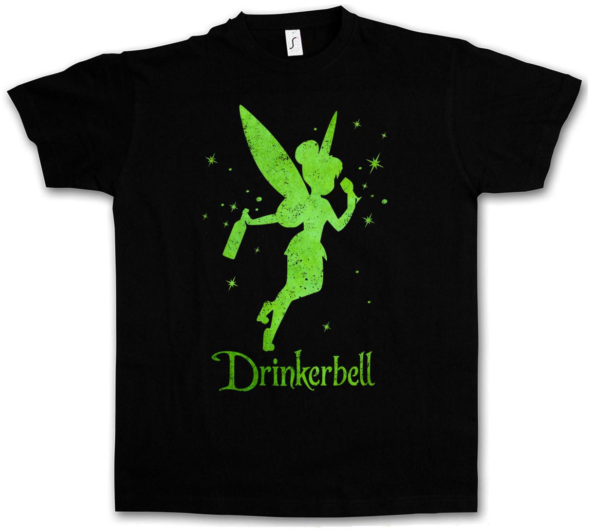Drinkerbell T-Shirt Fun Alcohol Drunk wasted intoxicated Party drunken Hangover 2XL