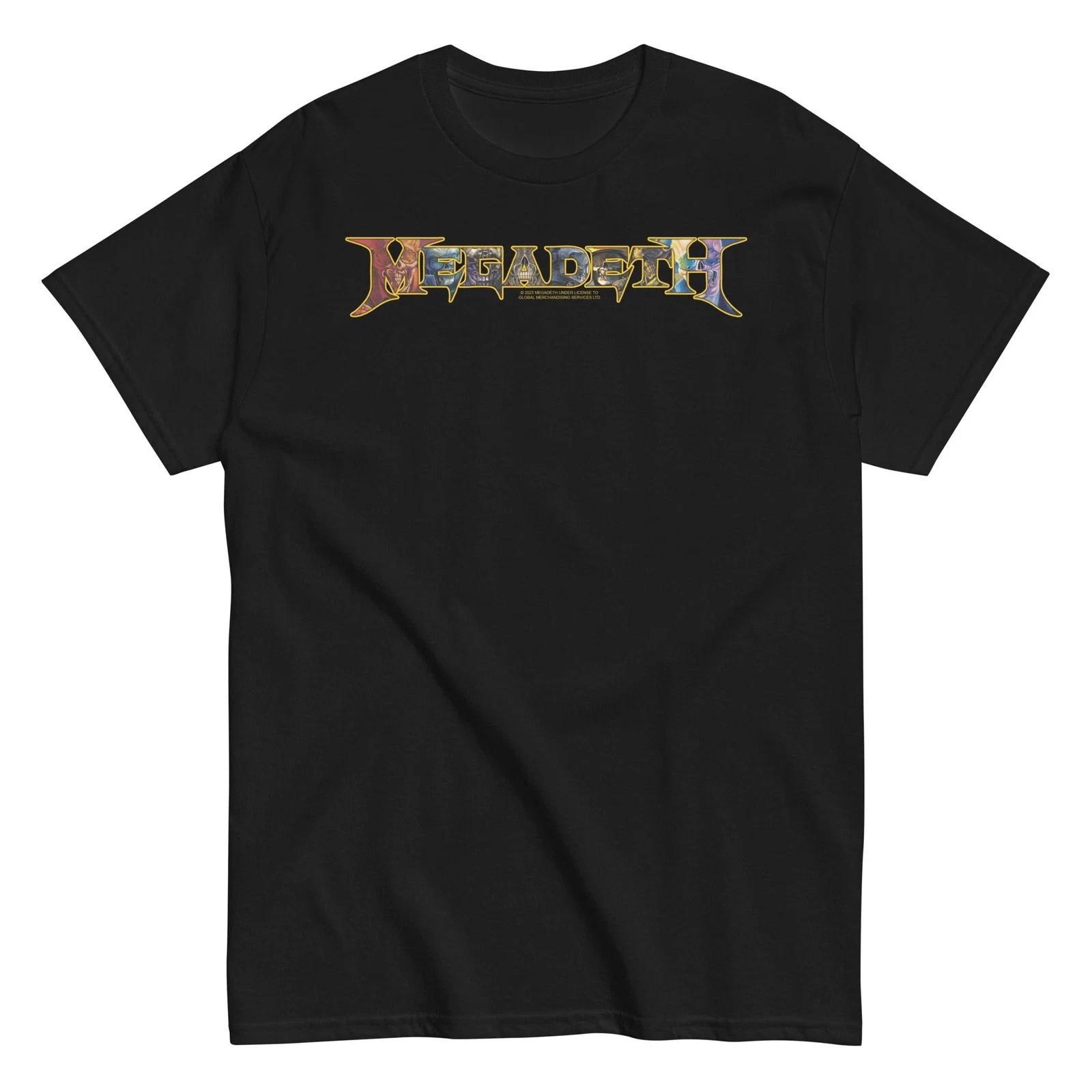 Megadeth - Vic Lettered Logo T Shirt S
