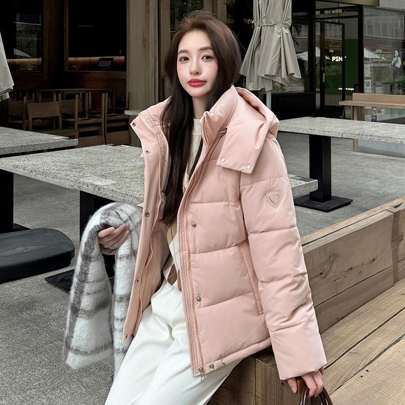 Autumn Winter Puffer Jacket Women Outerwear Thick Down Cotton Padded Coat Female Fashion Hooded Short Parkas