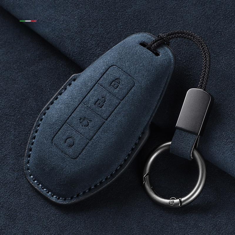 For DENZA N9 2025 2026 Interior Accessories Car Remote Control Key Case Keychain Garnish Trim Cover