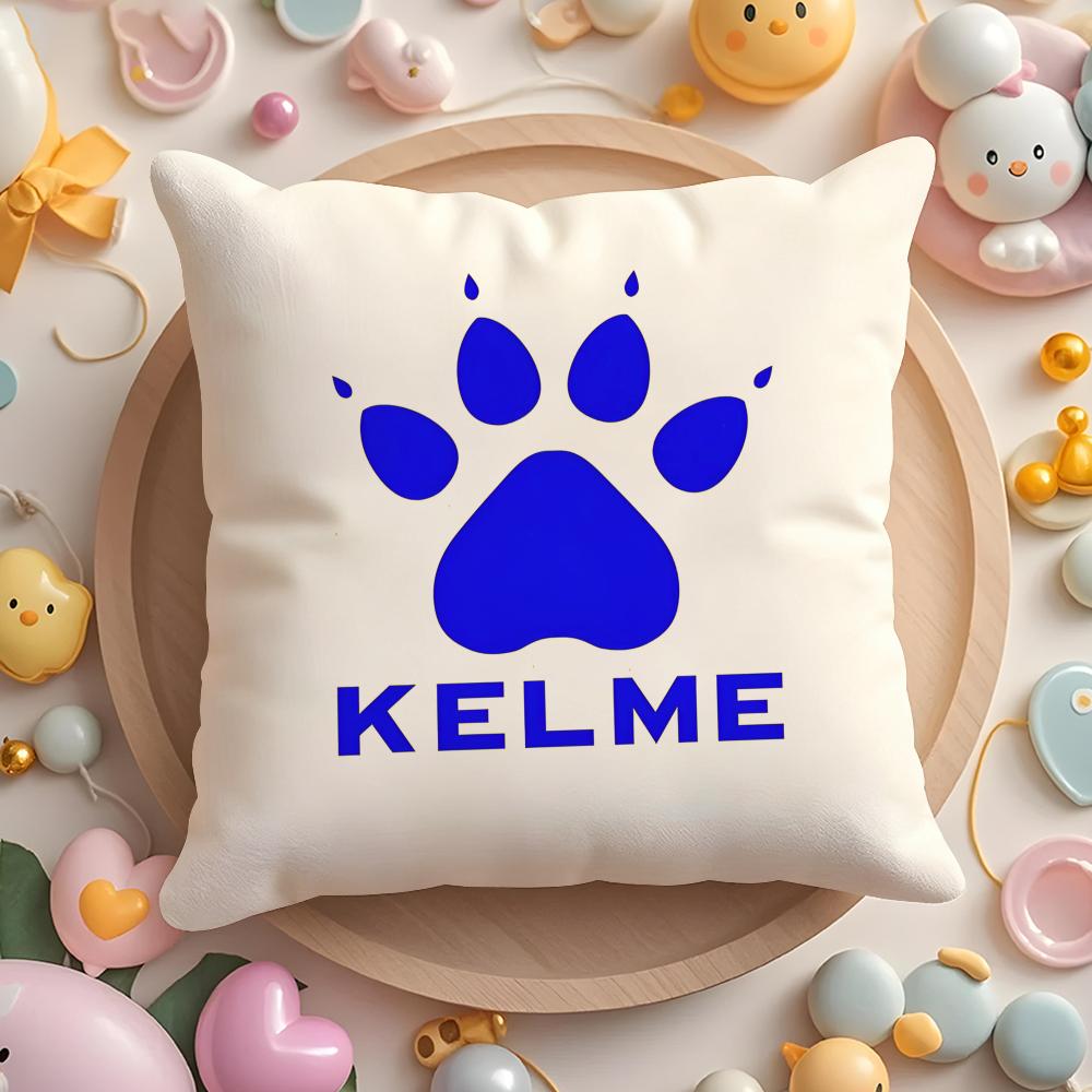 Luxury Fashion K-Kelme Cushion Cover Plush Fabric Soft Double-Sided Printed Sofa Pillow Case Colorfast Home Decor Gift