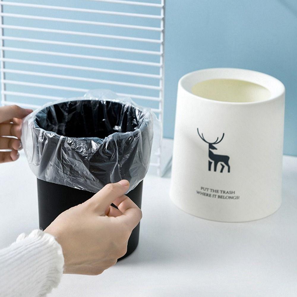 Nordic Style Storage Bucket For Hoom Office Desktop Dustbin Garbage Basket Waste Bin Trash Can