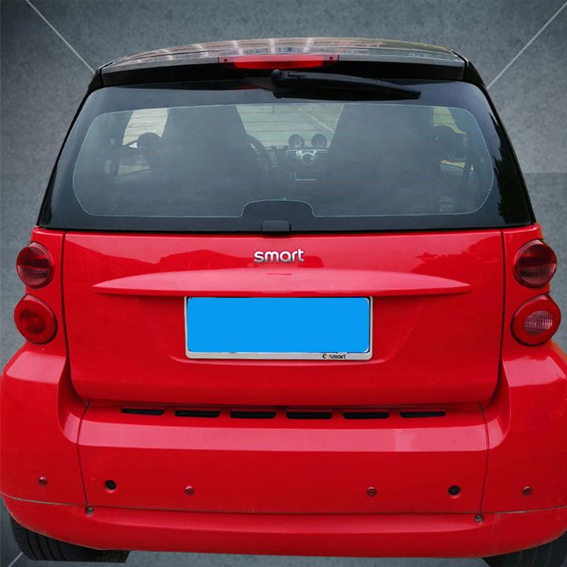 Dla starego Smarta fortwo 451 tylny zderzak samochodowy bagażnik tylna klamka naklejka gałka pomocnicza dekoracja zewnętrzna akcesoria samochodowe