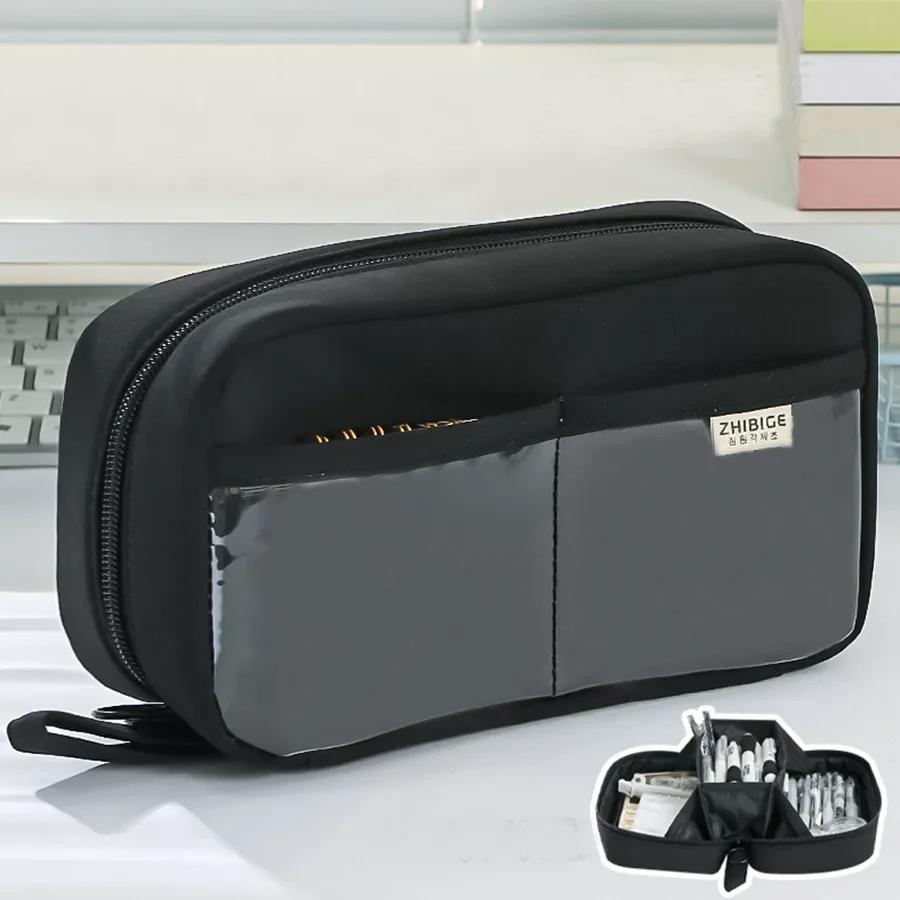 Cute Multi Layer Pencil Case Pouch, Large Capacity Pen Case Bag,Durable Stationery Storage Bag For Students, School&Office