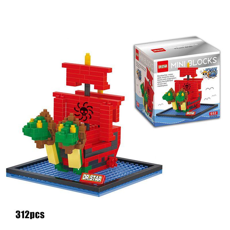 One Piece Pirate Boat Building Block Toy Mini Figure Collection Gift For Kids