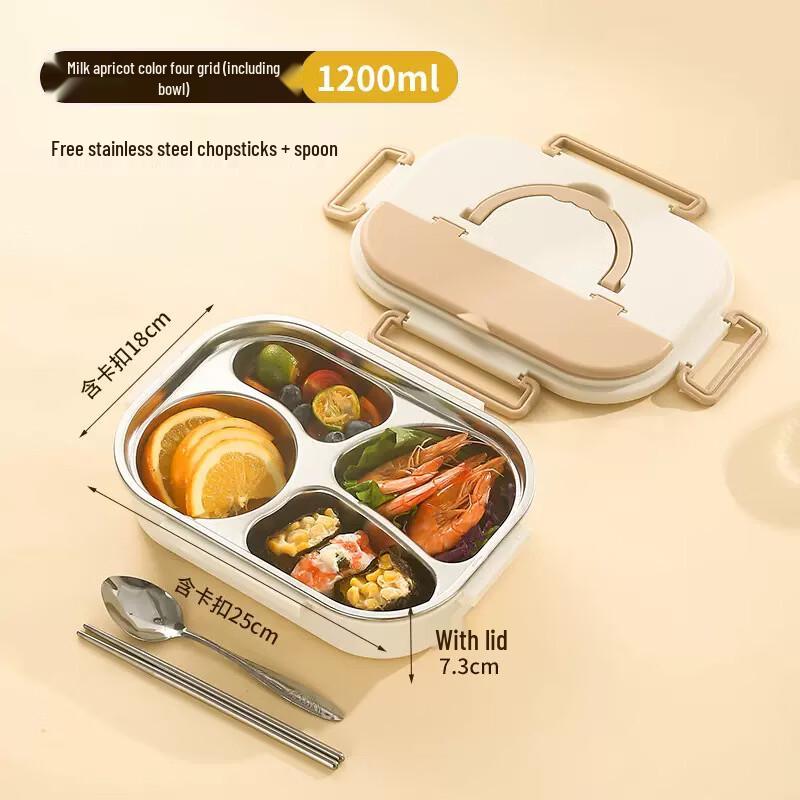 Jingxin 304 Stainless Steel Microwaveable Insulated Lunch Box
