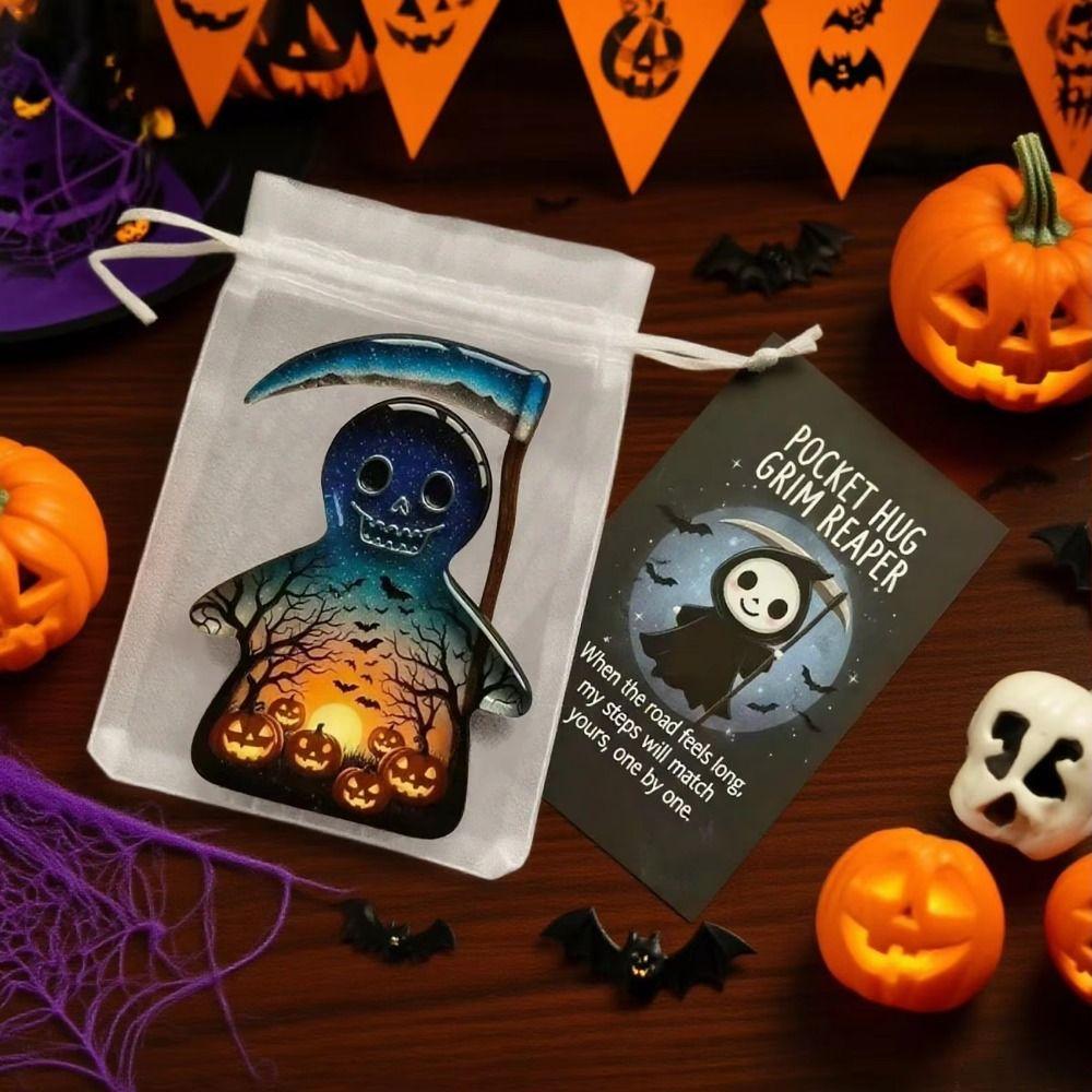 Emotional Support Ghost Pocket Hug Motivational Figures Encouragement Cards  Travel Companion