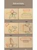Kids' Creative Geometric Puzzle Nail Board - Rubber Band & Wooden Toy for Early Learning and Thinking Development