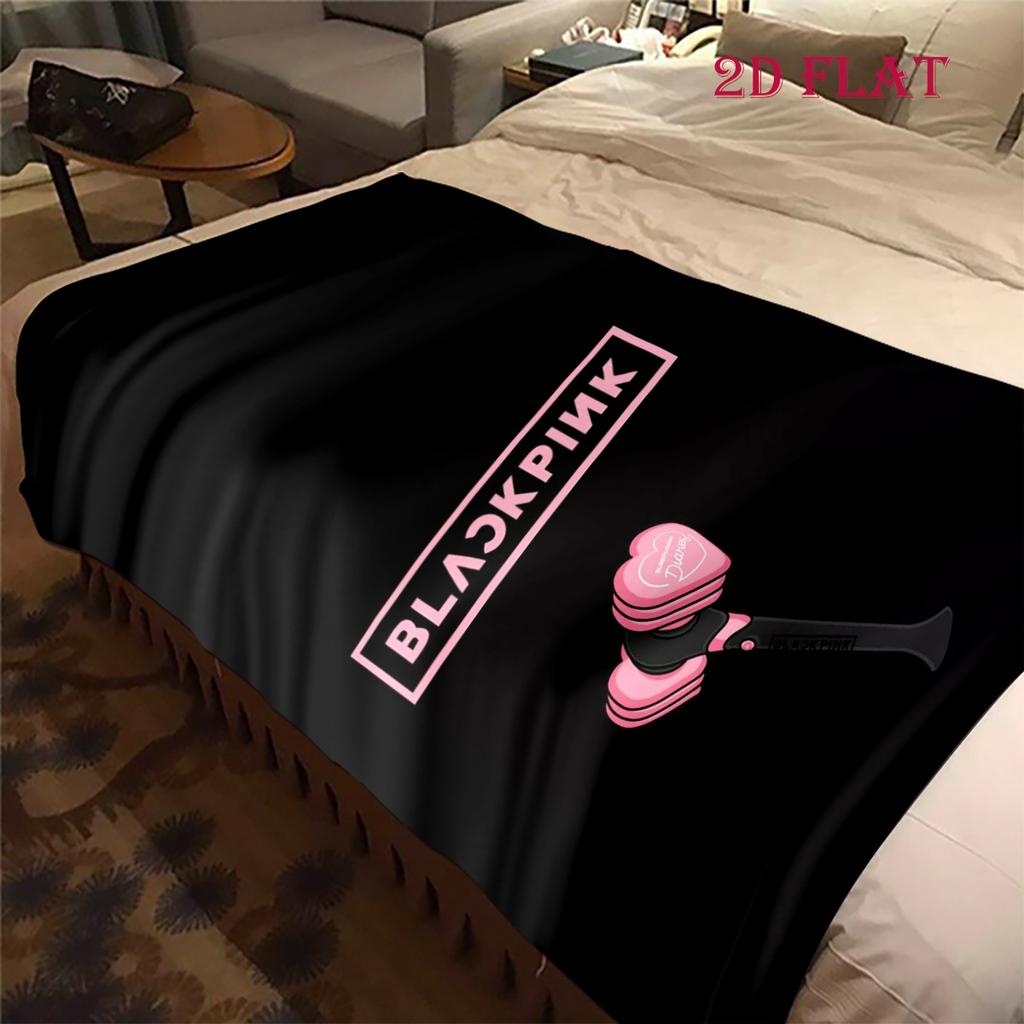 Blackpink Heartbeat Glow Decke Heimdeko Decke Maschinenwaschbar Digitaldruck Klimadecke