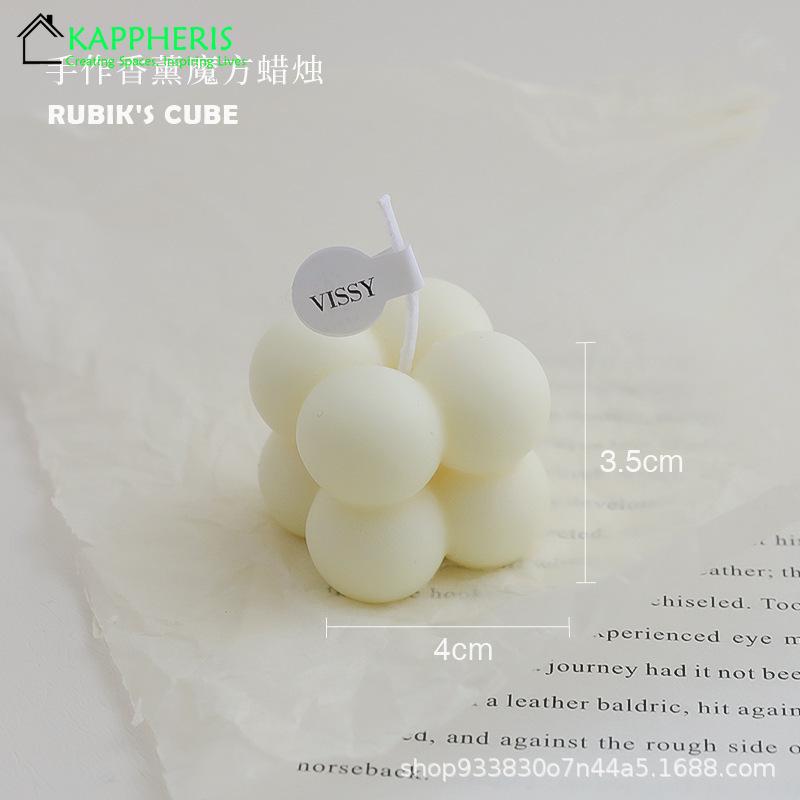 

Decorative Aromatic Candles Mini Rubik s Cube Scented Candles Colored Fragance Candle Decoration for Home