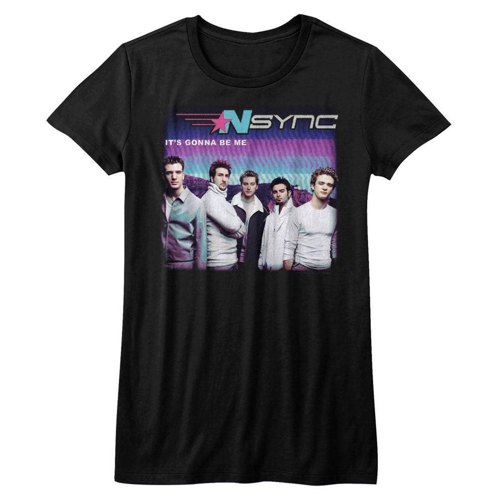 NSYNC It s Gonna Be Me Black Junior Women s T-Shirt S