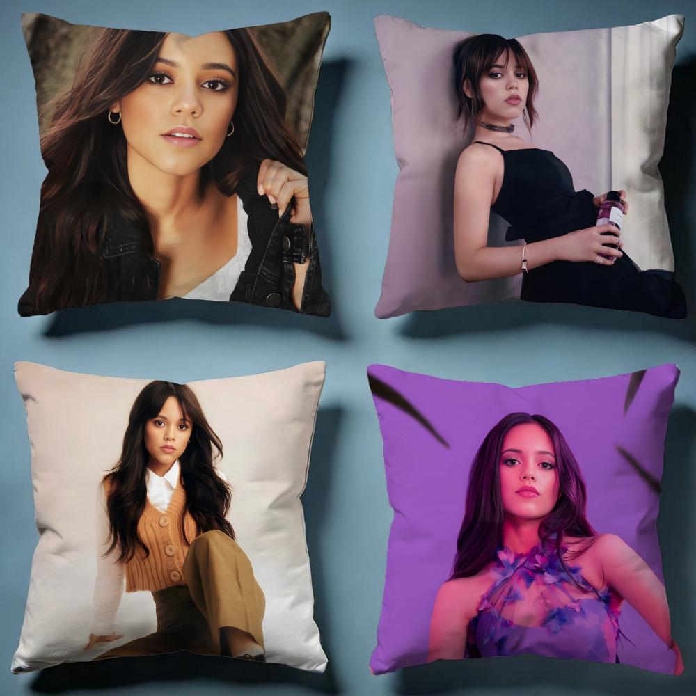 Popular JJenna Ortegaful Cushion Cover Soft Decorative Pillow Case Suitable for Bedroom Sofa Car Travel Use