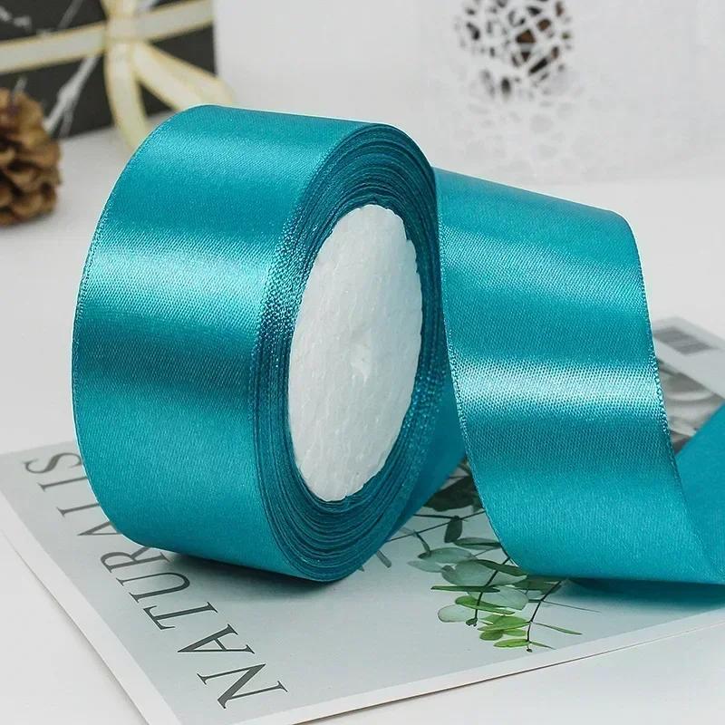 1 Volume 22 Meters Silk Satin Ribbons for Crafts Bow Handmade DIY Gift Wrap Party Wedding Decorative 6/10/15/20/25/40/50mm Tape