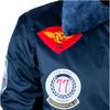AVIATRIX Men's Top Gun Aviator Bomber Jacket (Y2Y9) - Navy Blue