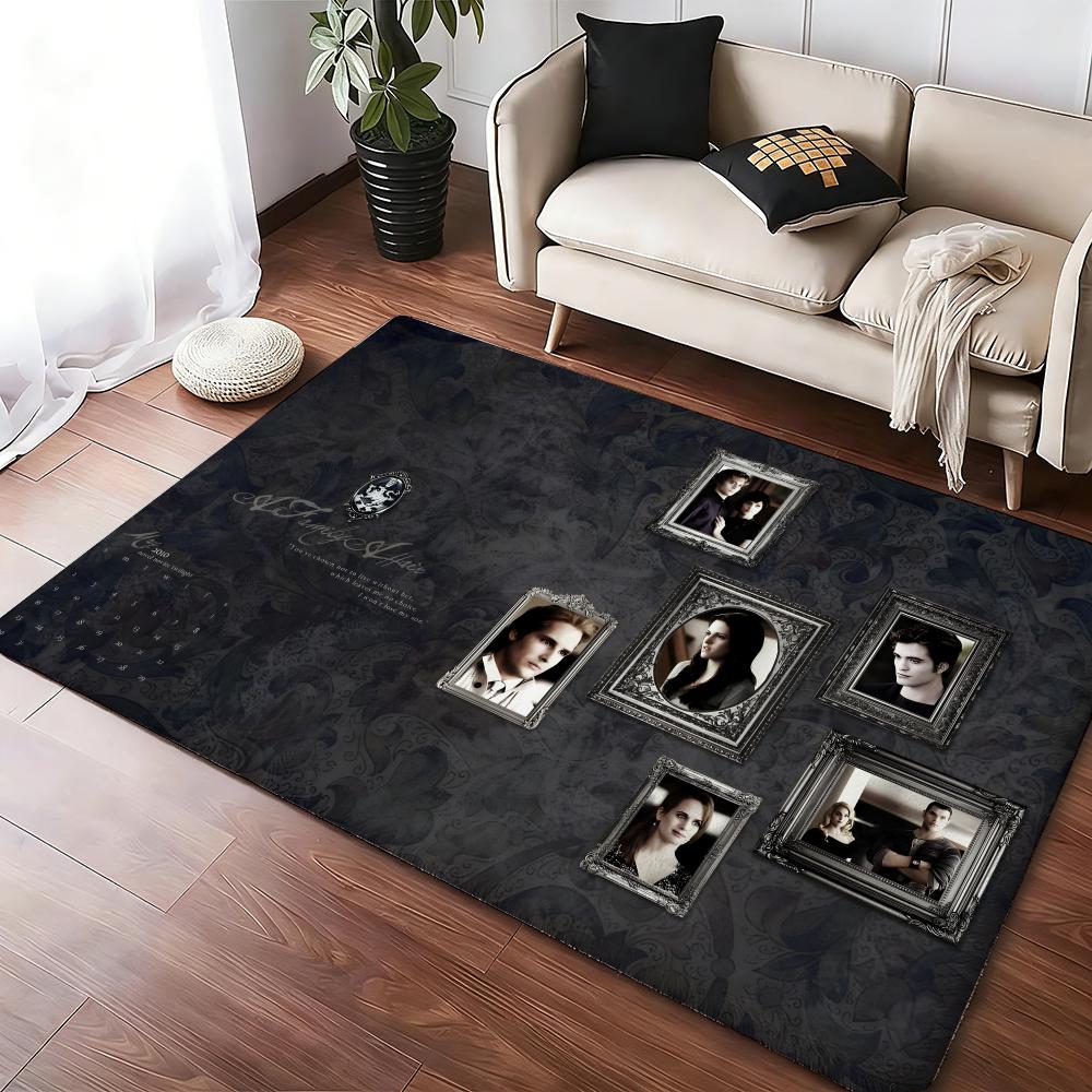 The Twilight Sagaq Floor Mat Cozy Flannel Soft Thick Non-Slip Mat For Living Room Bedroom Kitchen Decor Rugs