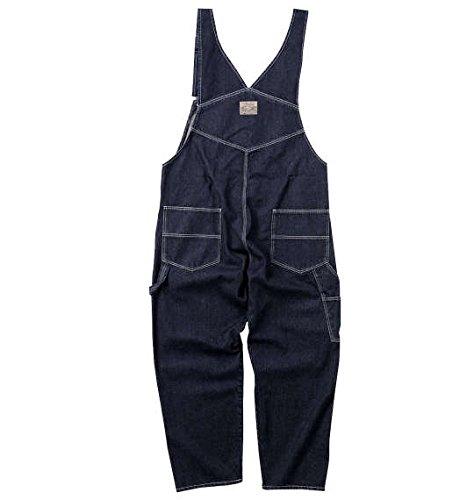Big M1 Mc.S.P Denim Overalls, Navy, 1154-5301-2 [Sizes 3L, 4L, 5L, 6L, and 8L] Men's Plus Size [Size 3L]