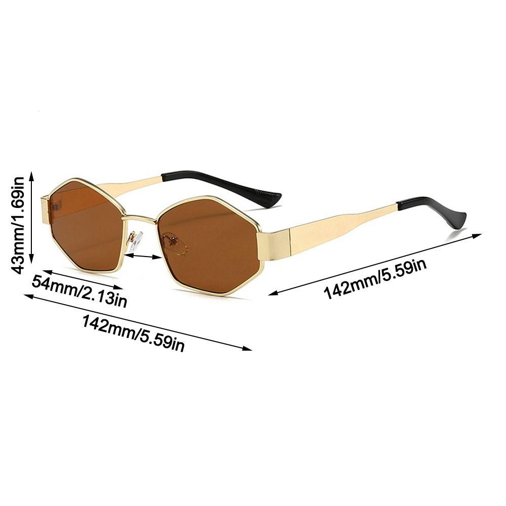 New Metal Frame Rhombus Sunglasses UV400 Protection Scratch Resistant UV400 Sunglasses Sun Glasses Women