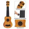 35cm Home Decoration Guitar Ornament - Children's Desktop Decor, Enlightenment Instrument, Ukulele Toy, Mini Four String Guitar