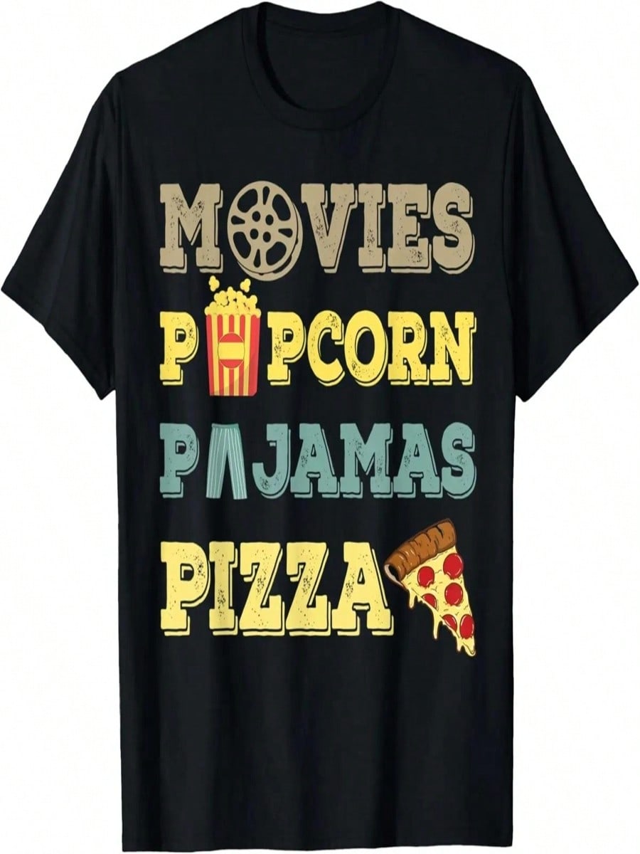 Funny Cinema Lover Snack T-Shirt S разноцветный