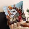 Action Game Grand TTheft Auto Cushion Cover Car Throw Pillow Case For Sofa Car Christmas Gift 40x40cm 45x45cm