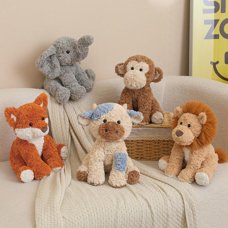 Animal Plush Toy Collection With Soft Short Pile Fabric For Children And Giftgiving