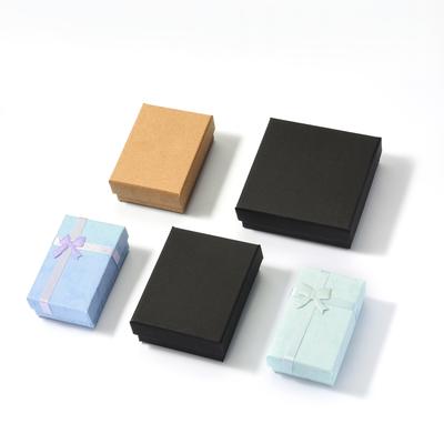 1PC Paper Jewelry Box Bracelet Necklace Ring Earring Box Handmde Kraft Wedding Gifts Packaging Box Jewelry Accessories