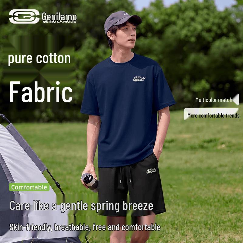 GENIOLAMODE Men s 2026 Summer Casual Outfit Set 3XL