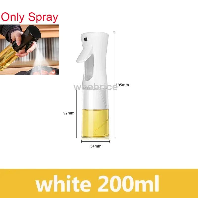 2in1 Kitchen Oil Sprayer Glass Bottle for Cooking Anti-leakage Olive Oil Bottle for BBQ Air Fryer Salad Steak Kitchen Supplies