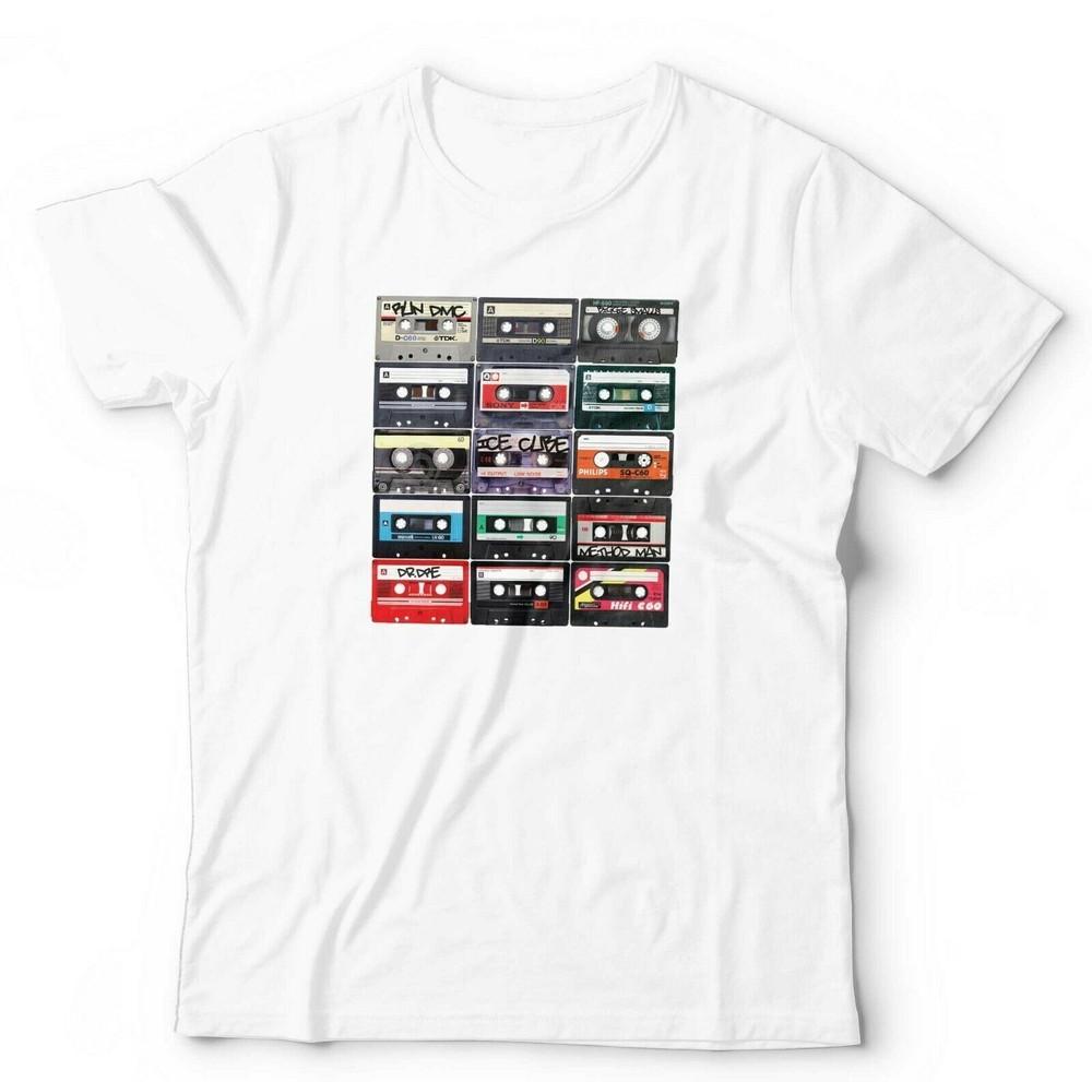 Hip Hop Mix Tapes Tshirt Unisex and Kids - Old School, B Boys, Turntable, Music