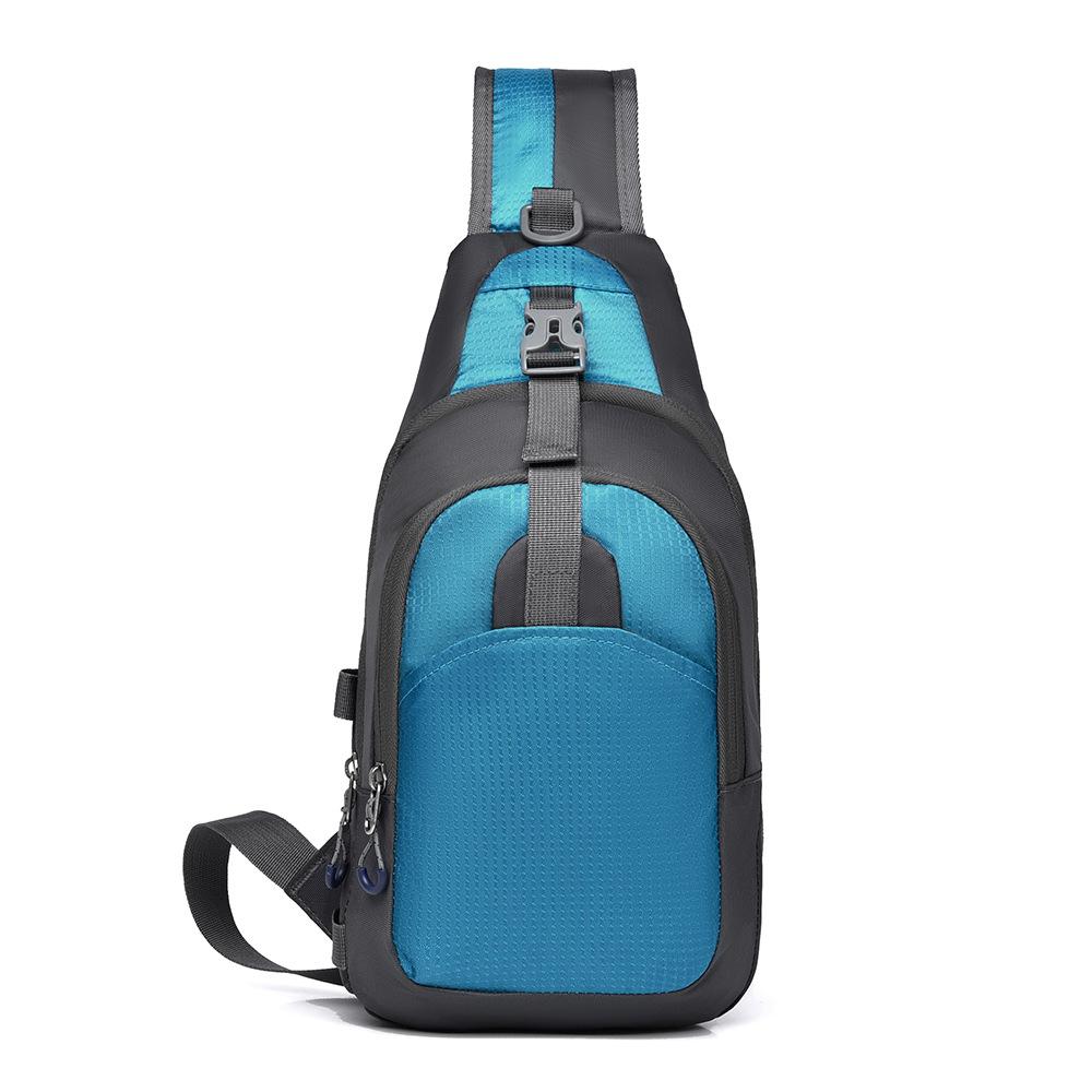 Breast bag Lightweight fanny pack Versatile backpack Storage Casual breast bag Outdoor travel Sports satchel