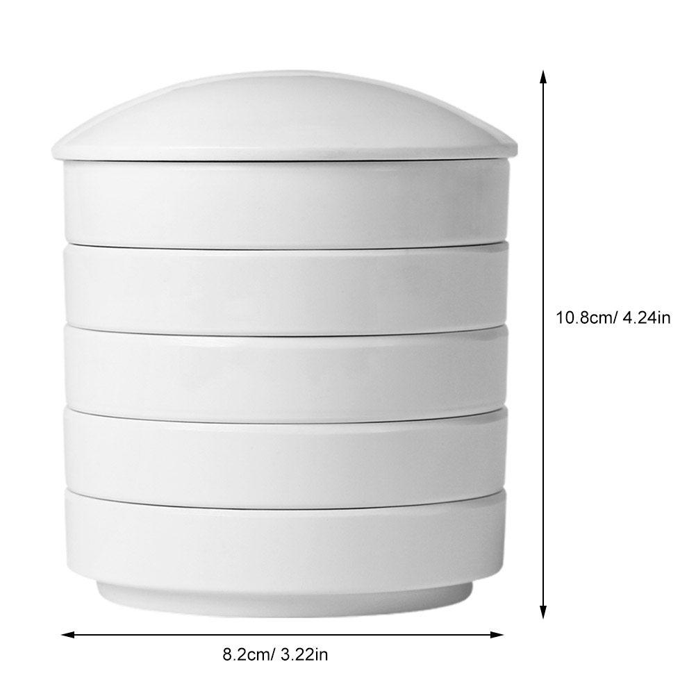 Five Layers Ceramic Color Mixing Tray Pigment Plate Watercolor Ink Dish Painting Tool Porcelain Ceramic Ink Dish
