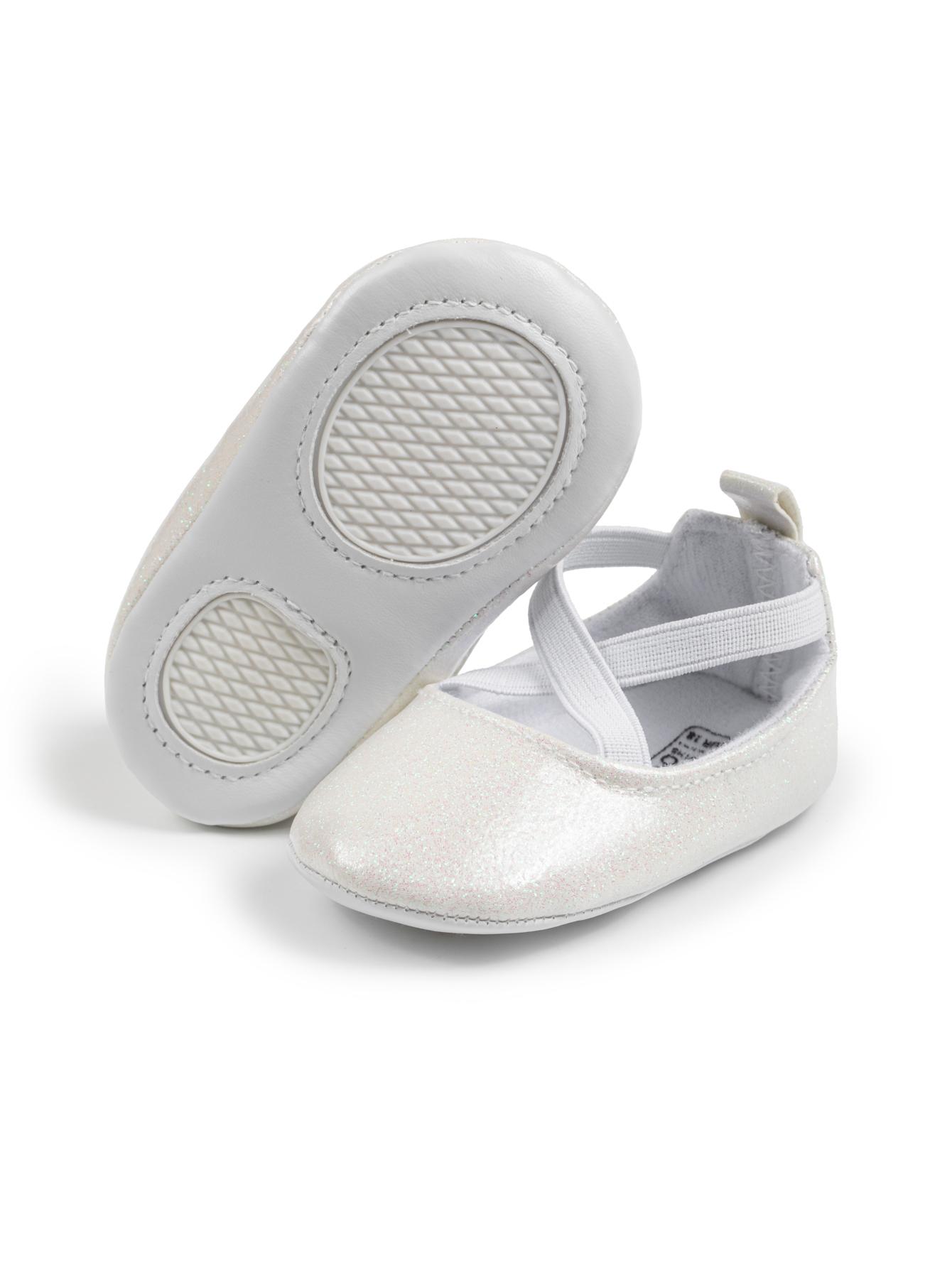 

Newborn Baby Girl Princess Shoes Bling Soft Soles Non-Slip Infant Shoes First Walkers Baptism 20