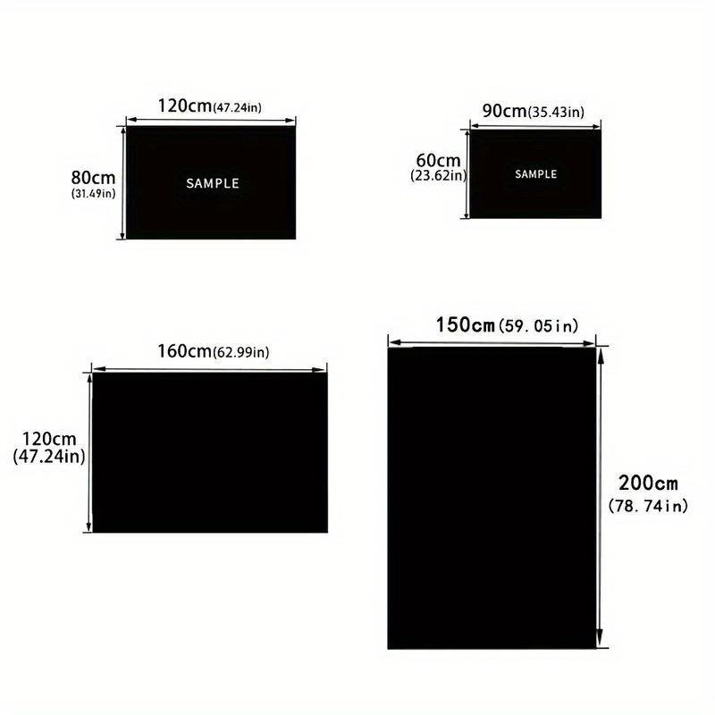 Crystal Velvet Poker Hearts Club Pattern Carpet, Rectangular, Indoor, for Bedroom, Porch, Living Room, Floor Mat Decoration