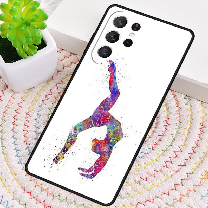 Love Gymnastics Silicone Phone Case For Samsung Galaxy Note 10 Pro S26 S25 S24 S23 S22 S21 Plus S25Ultra Capa Cover
