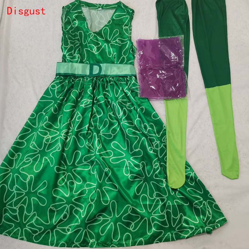 Movie Joy Disgust Cosplay Costume For Women Dress Halloween Costume Joy Disgust Outfits For Women Role Play